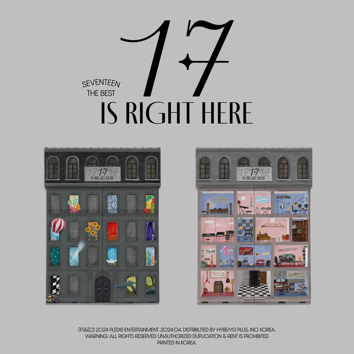 SEVENTEEN - SEVENTEEN BEST ALBUM '17 IS RIGHT HERE' + WEVERSE JAPAN GIFT - K-POP WORLD