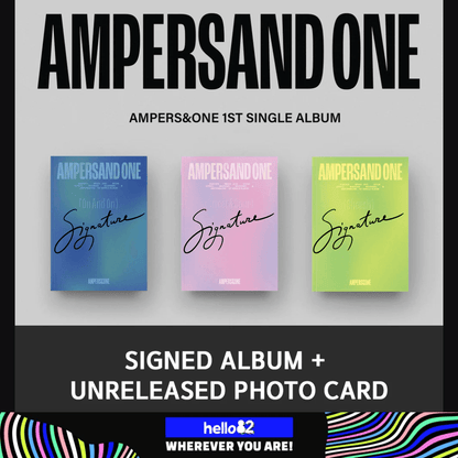 (PREVENTA) [Signed] AMPERS&ONE - 1st SINGLE ALBUM : AMPERSAND ONE (Random) (ALBUM AUTOGRAFIADO) - K-POP WORLD (7460056825991)