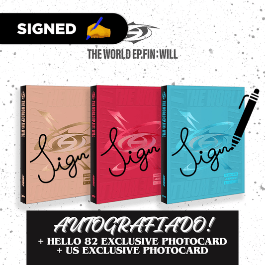 (PREVENTA) [Signed] ATEEZ - THE WORLD EP.FIN : WILL (ALBUM AUTOGRAFIADO) - K-POP WORLD (7450345341063)