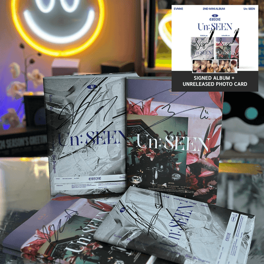 [Signed] EVNNE - 2nd MINI ALBUM [Un: SEEN] (Random) (ALBUM AUTOGRAFIADO) - K-POP WORLD