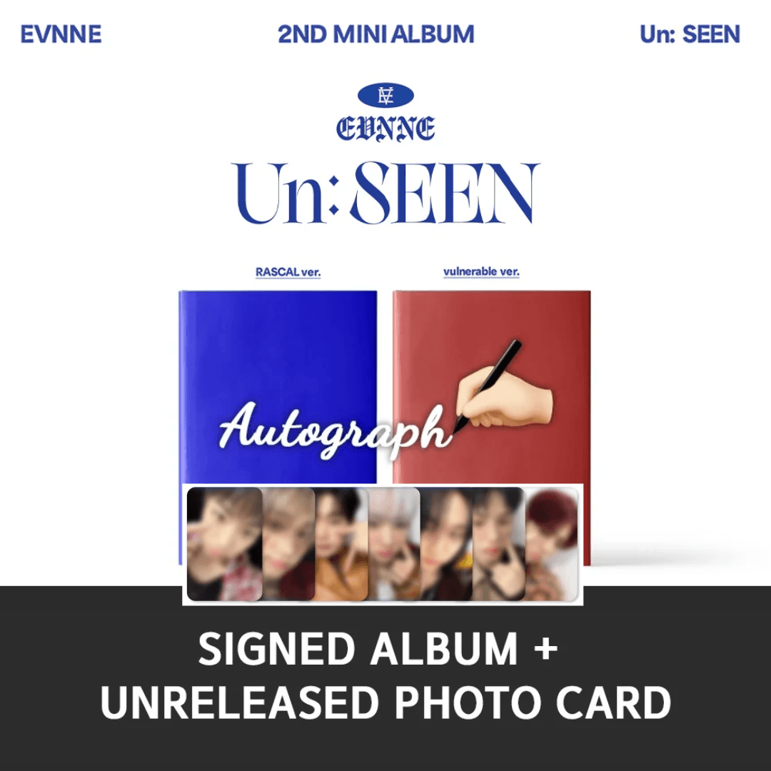 [Signed] EVNNE - 2nd MINI ALBUM [Un: SEEN] (Random) (ALBUM AUTOGRAFIADO) - K-POP WORLD