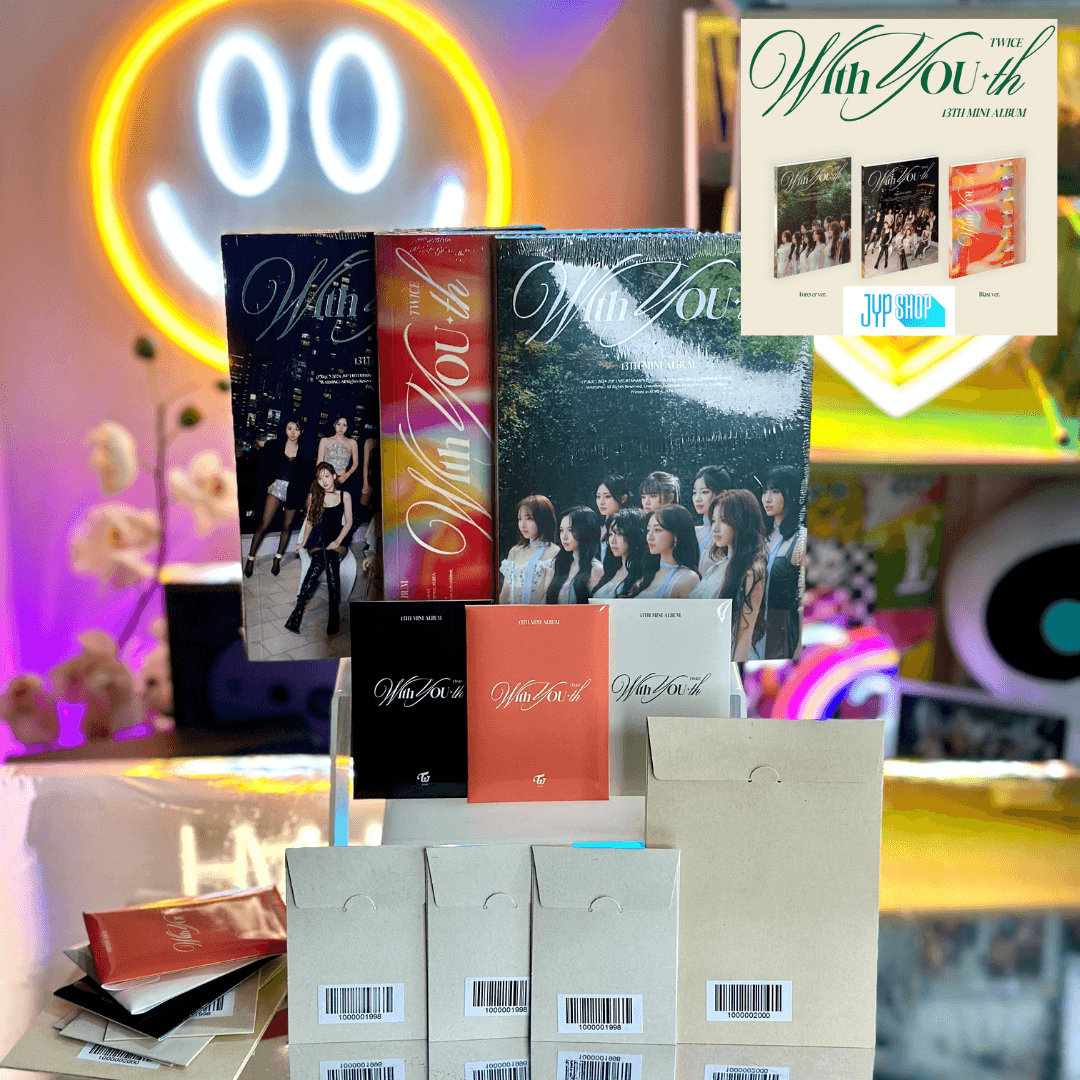 TWICE - WITH YOU-TH 13TH MINI ALBUM + JYP GIFT - K-POP WORLD