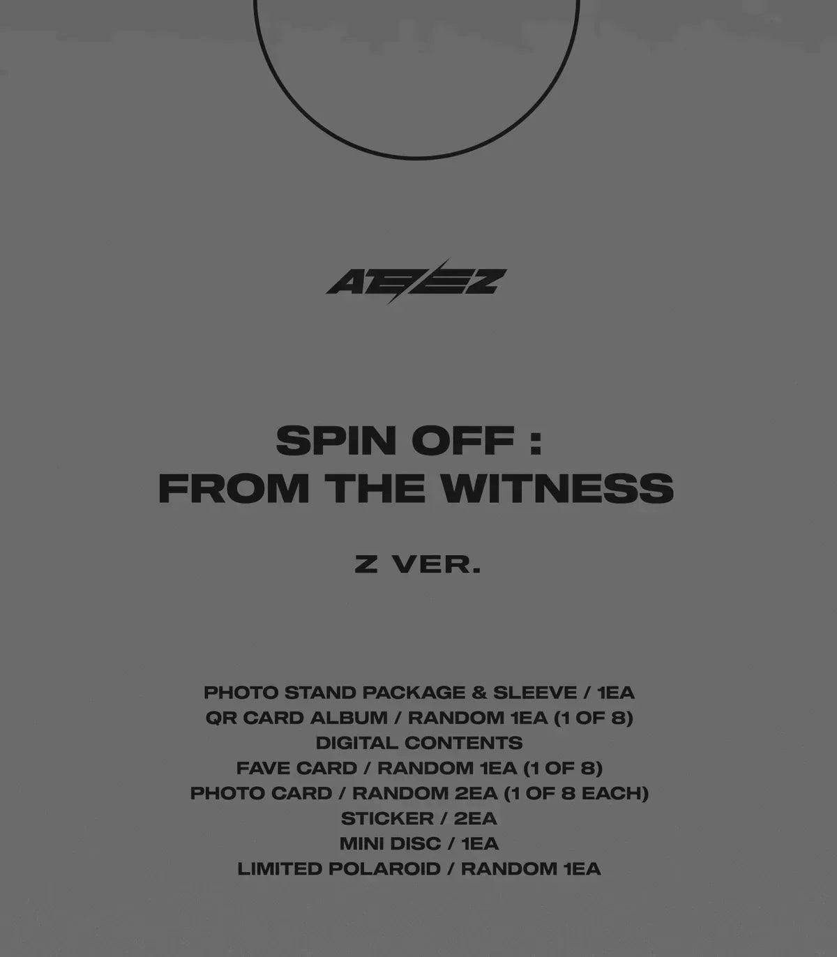 ATEEZ - SPIN OFF FROM THE WITNESS ALBUM - K-POP WORLD (6868004470919)