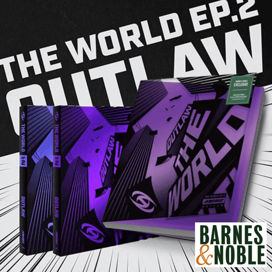 ATEEZ - THE WORLD EP.2 OUTLAW 9TH MINI ALBUM (Barnes & Noble Exclusive) - K-POP WORLD (7397344051335)