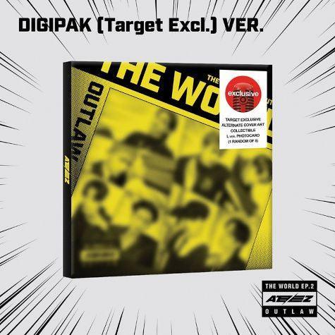 ATEEZ - THE WORLD EP.2 OUTLAW 9TH MINI ALBUM (Target Exclusive, CD) - K-POP WORLD (7397344084103)