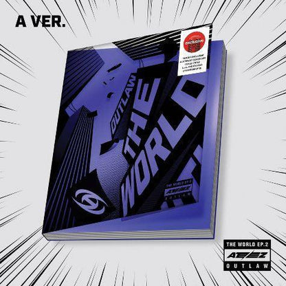 ATEEZ - THE WORLD EP.2 OUTLAW 9TH MINI ALBUM (Target Exclusive, CD) - K-POP WORLD (7397344084103)