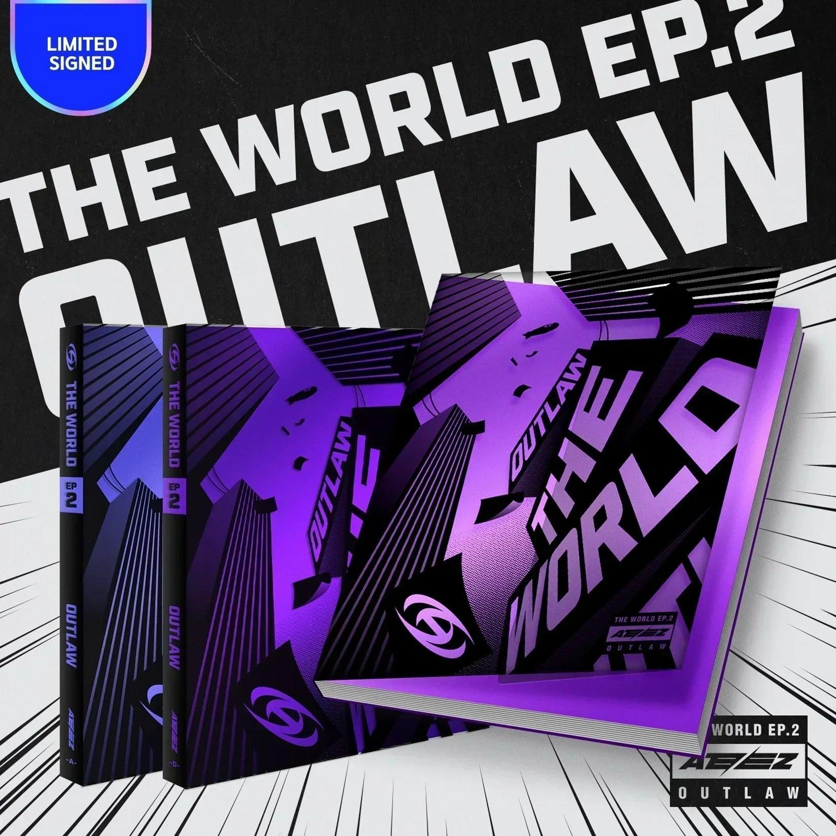ATEEZ - THE WORLD EP.2 : OUTLAW (ALBUM AUTOGRAFIADO) - K-POP WORLD (7399395754119)