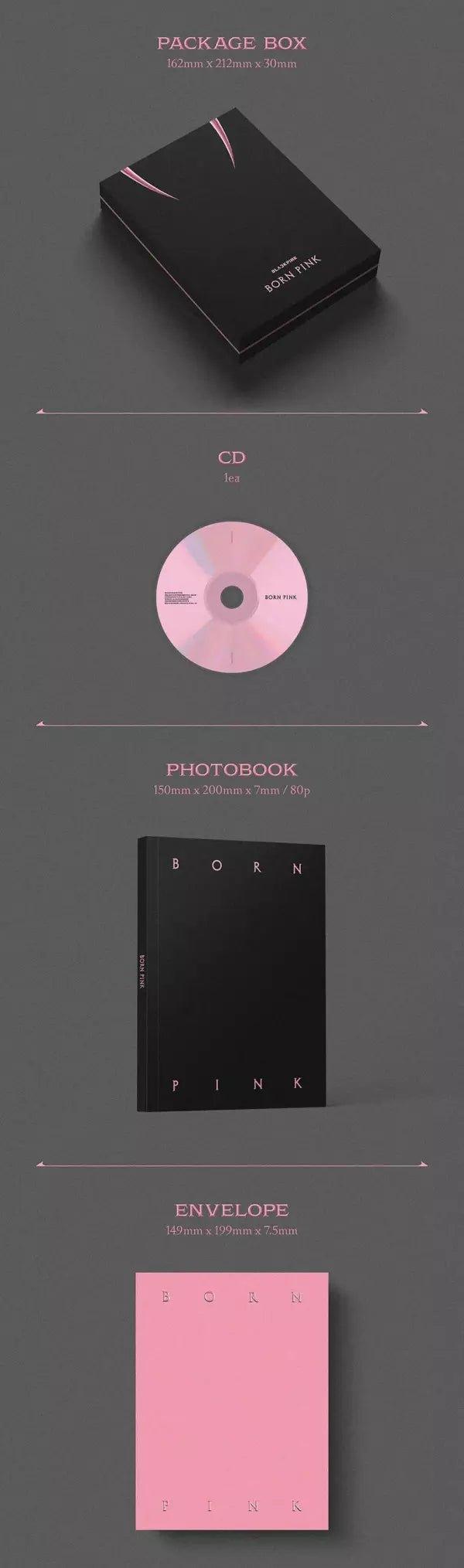 BLACKPINK 2nd Album - BORN PINK - K-POP WORLD (6769165795463)