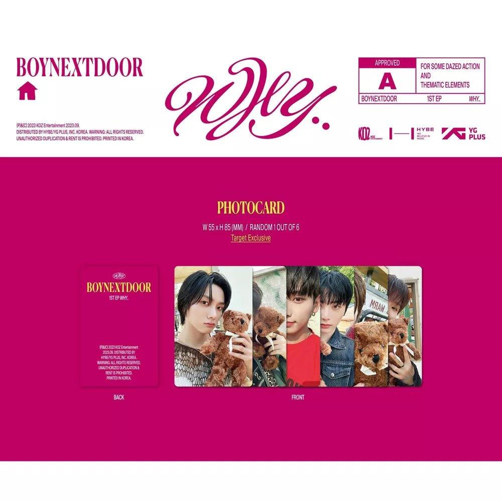 BOYNEXTDOOR - WHY.. (Target Exclusive, CD) - K-POP WORLD (7414349725831)