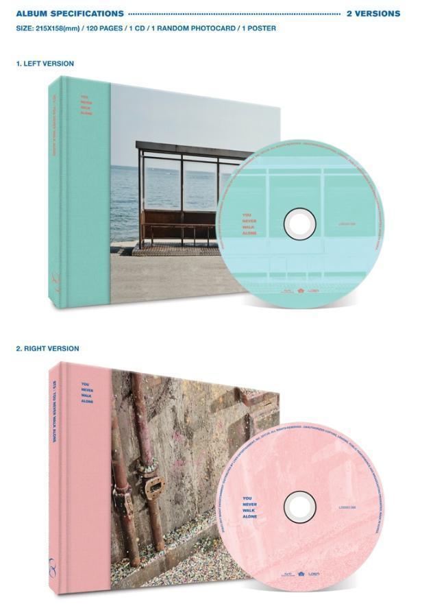 BTS - 2ND SPECIAL ALBUM YOU NEVER WALK ALONE - K-POP WORLD (7375326838919)