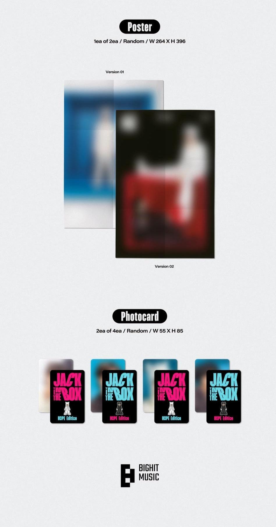 BTS J-HOPE solo album Jack In The Box (HOPE Edition) + EARLY BIRD WEVERSE GIFT - K-POP WORLD (7409128341639)