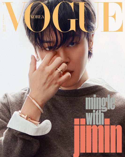 BTS JIMIN - COVER VOGUE MAGAZINE 2023 APRIL ISSUE - K-POP WORLD (7380747026567)