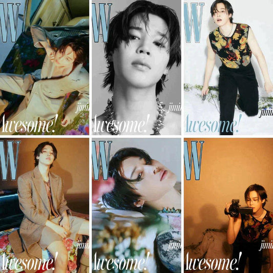 BTS JIMIN COVER W KOREA MAGAZINE 2023 VOL.2 ISSUE - K-POP WORLD (7358258905223)