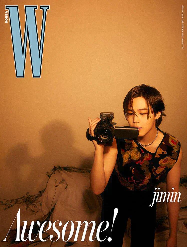 BTS JIMIN COVER W KOREA MAGAZINE 2023 VOL.2 ISSUE - K-POP WORLD (7358258905223)