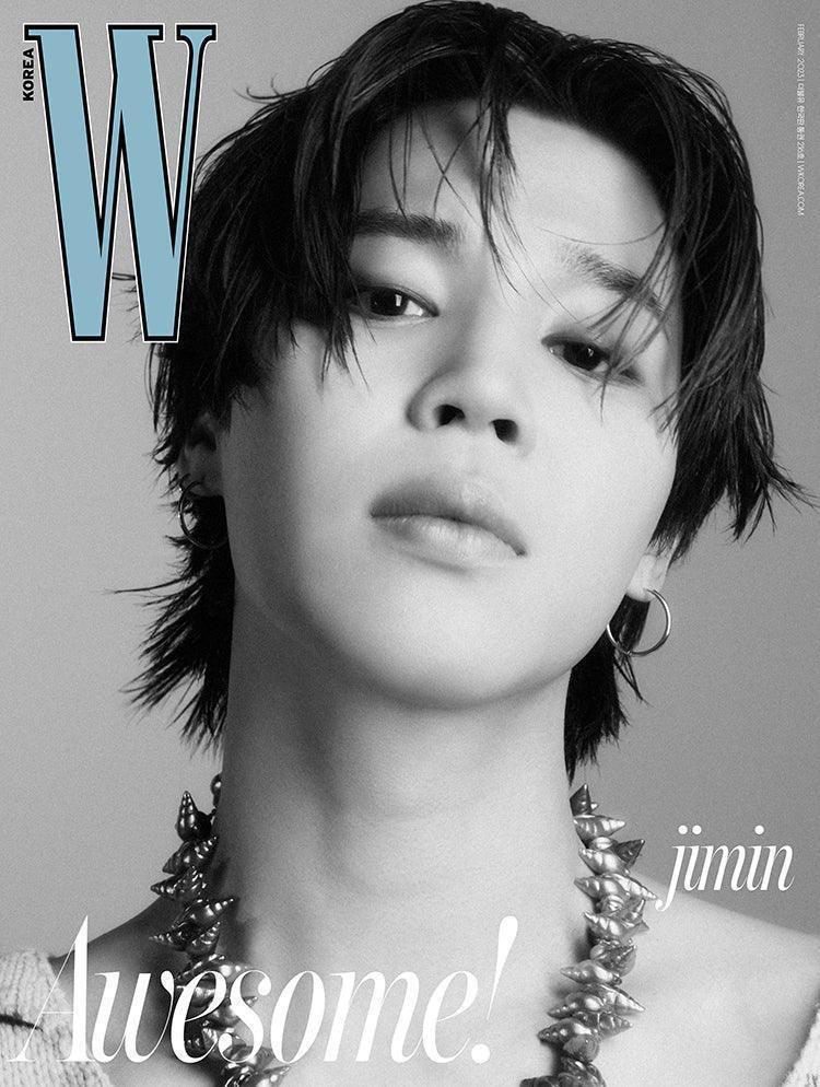 BTS JIMIN COVER W KOREA MAGAZINE 2023 VOL.2 ISSUE - K-POP WORLD (7358258905223)