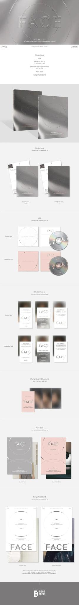 BTS JIMIN - FACE 1ST SOLO ALBUM - K-POP WORLD (7377096605831)