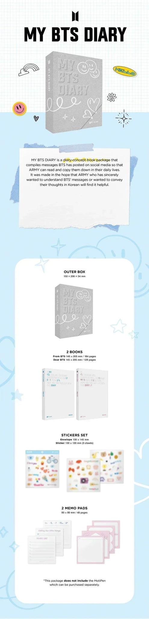 BTS - MY BTS DIARY - K-POP WORLD (7373014106247)