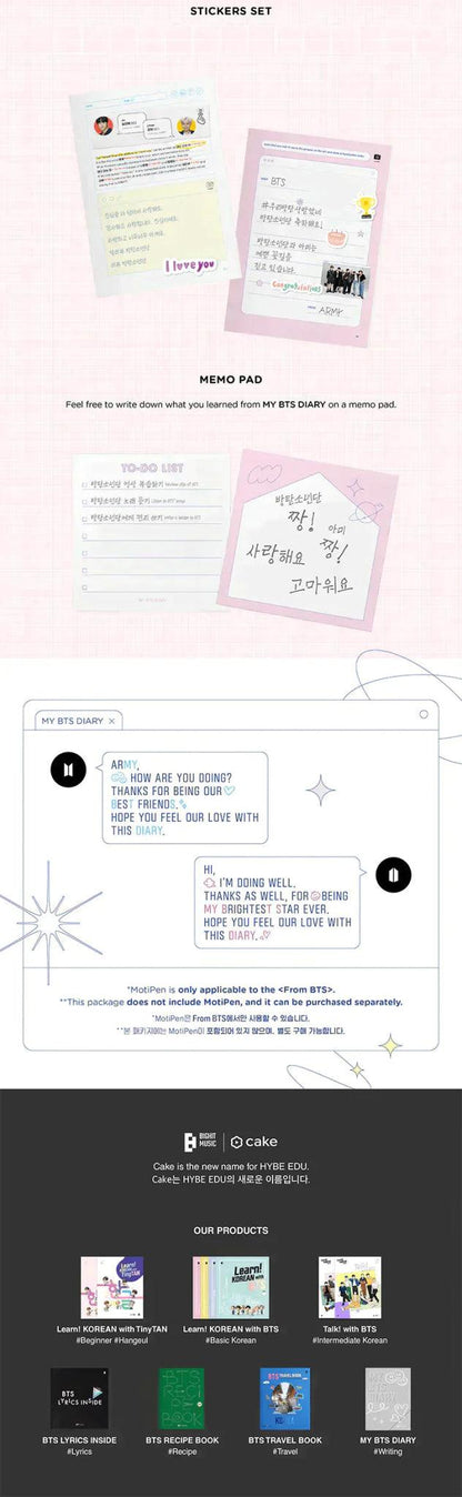 BTS - MY BTS DIARY - K-POP WORLD (7373014106247)