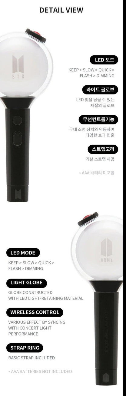 BTS - SPECIAL LIGHT STICK ARMY BOMB - K-POP WORLD (6798121992327)