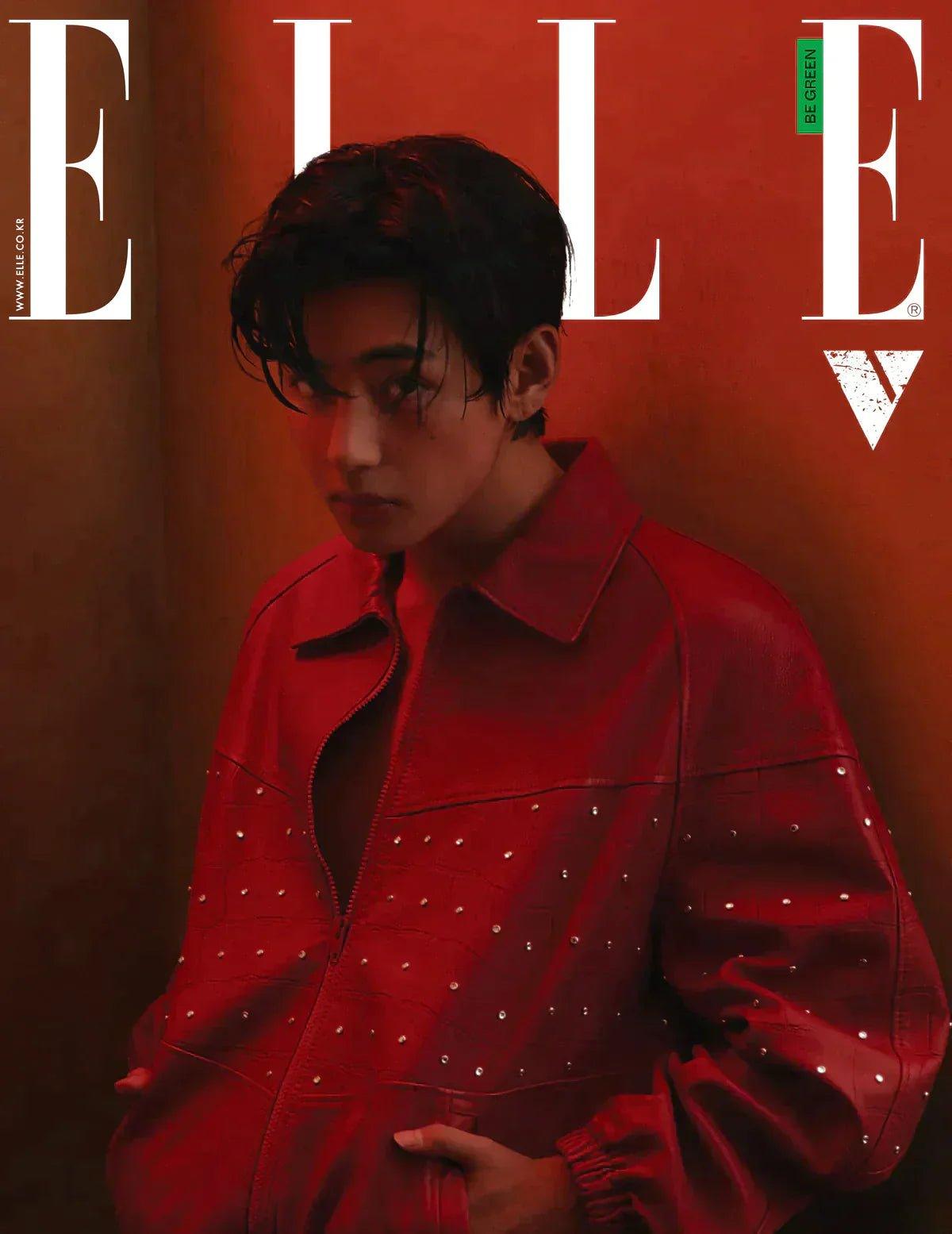 BTS V - COVER ELLE 2023 APRIL ISSUE - K-POP WORLD (7381487878279)