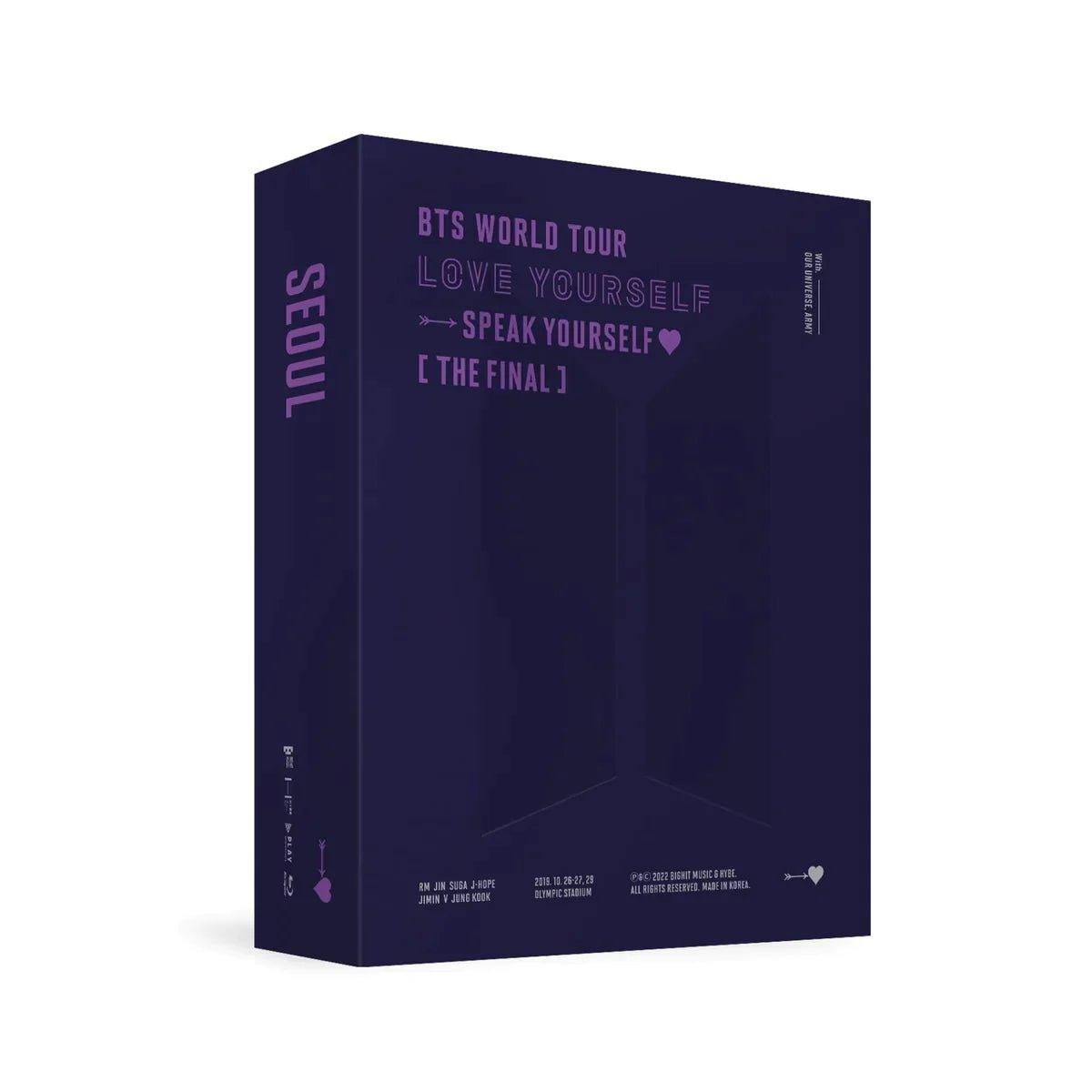 BTS - WORLD TOUR LOVE YOURSELF SPEAK YOURSELF THE FINAL BLU-RAY - K-POP WORLD (6811836973191)