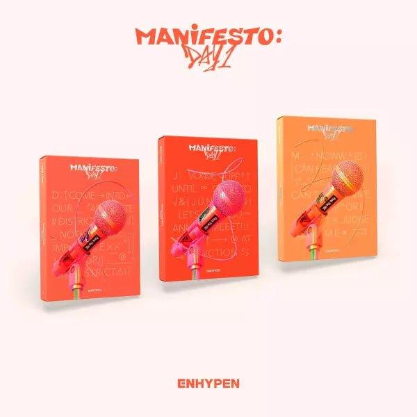 ENHYPEN - ALBUM MANIFESTO DAY 1 (STANDARD) + WEVERSE POB + HYBE GIFT - K-POP WORLD (6767726952583)