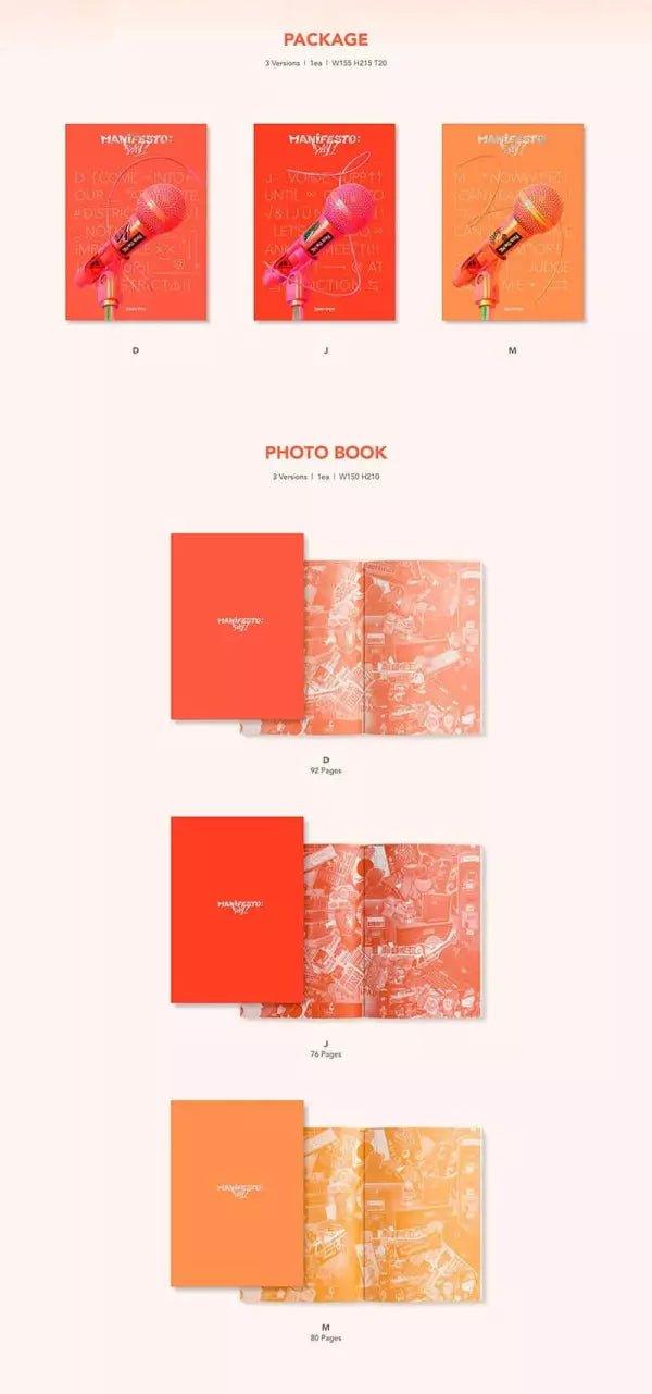 ENHYPEN - ALBUM MANIFESTO DAY 1 (STANDARD) + WEVERSE POB + HYBE GIFT - K-POP WORLD (6767726952583)