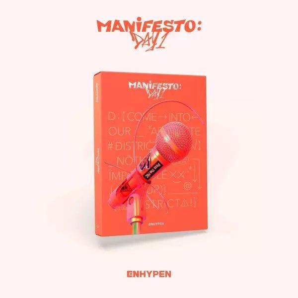 ENHYPEN - ALBUM MANIFESTO DAY 1 (STANDARD) + WEVERSE POB + HYBE GIFT - K-POP WORLD (6767726952583)