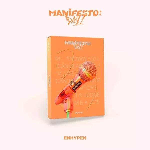 ENHYPEN - ALBUM MANIFESTO DAY 1 (STANDARD) + WEVERSE POB + HYBE GIFT - K-POP WORLD (6767726952583)