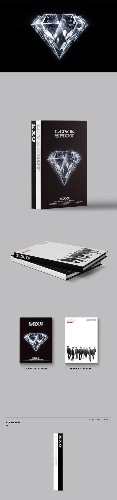 EXO - 5th Repackage Album (LOVE SHOT) LOVE VER. - K-POP WORLD (6831827058823)