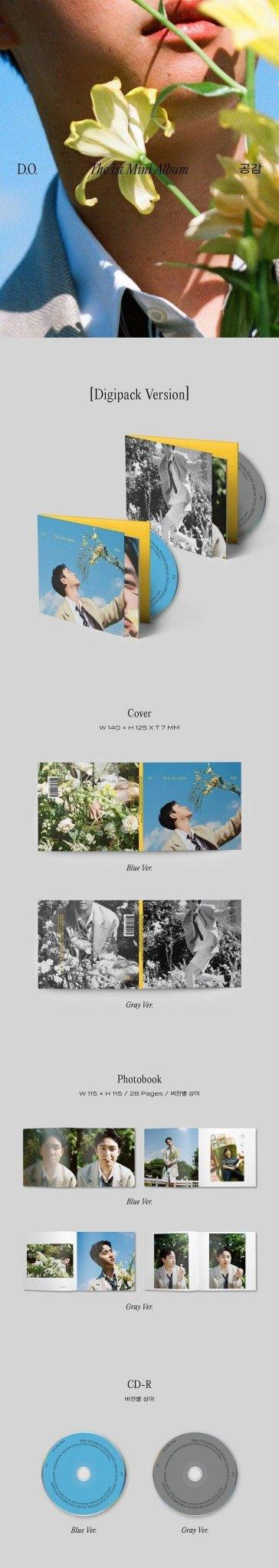 EXO D.O. - 1st Mini Album - 공감 (Digipack Ver) - K-POP WORLD (7396934320263)