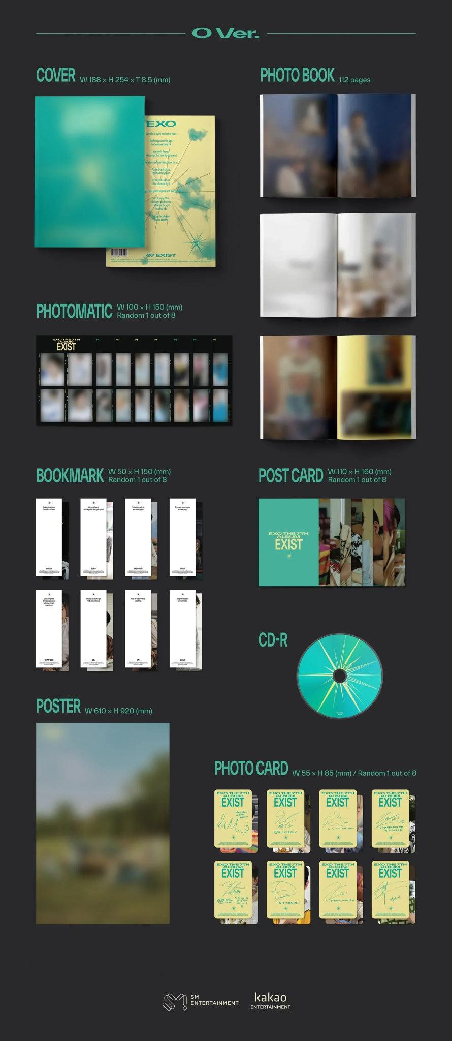 EXO - EXIST 7TH FULL ALBUM PHOTOBOOK - K-POP WORLD (7402546790535)