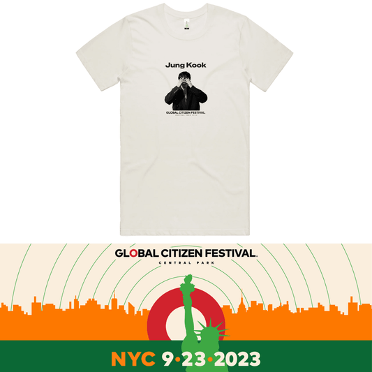 (PREVENTA) GLOBAL CITIZEN FESTIVAL NY 2023 JUNG KOOK T-shirt - K-POP WORLD (7428536991879)