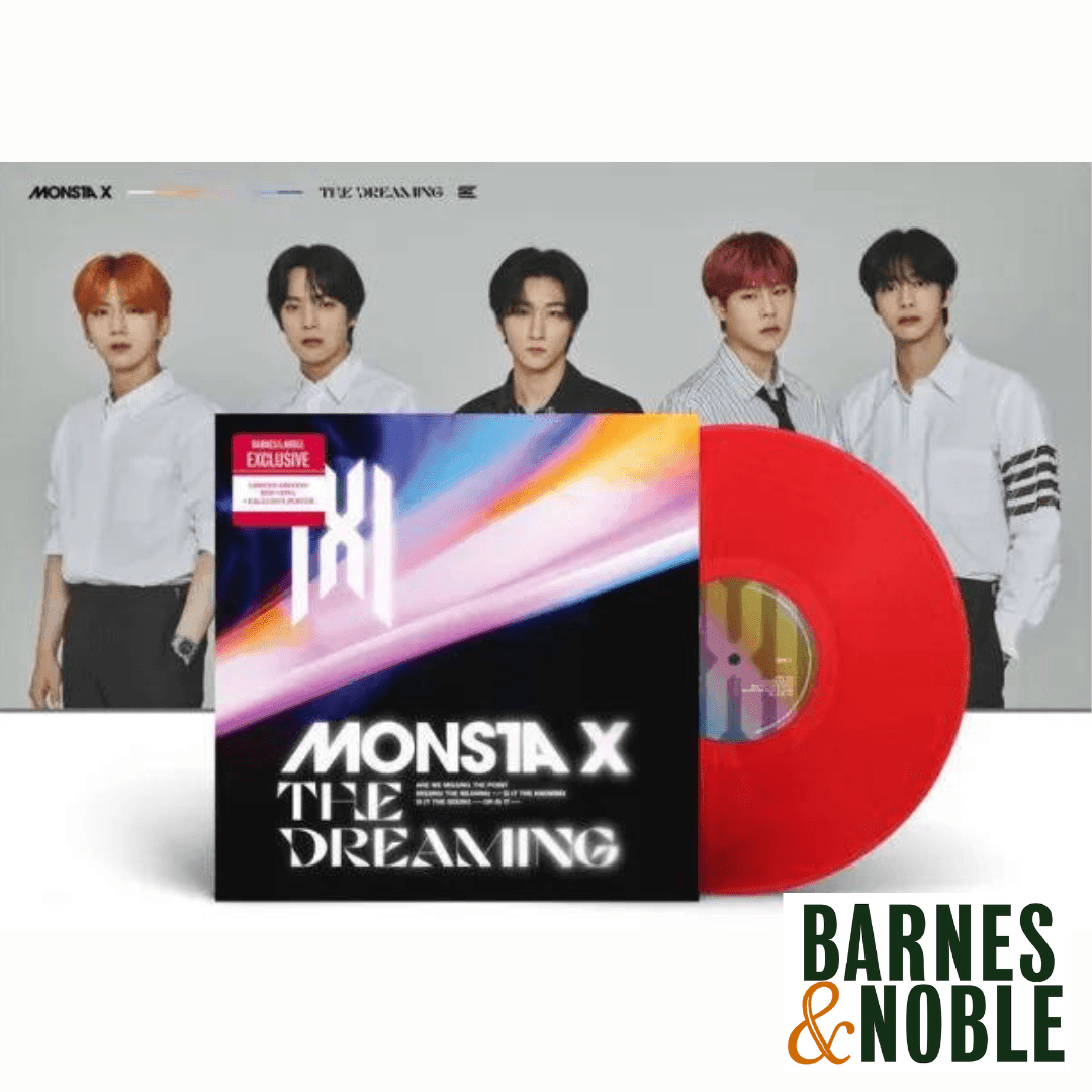 MONSTA X - The Dreaming B&N Exclusive Red Vinyl + Includes Poster (B&N Exclusive) - K-POP WORLD (7351444242567)