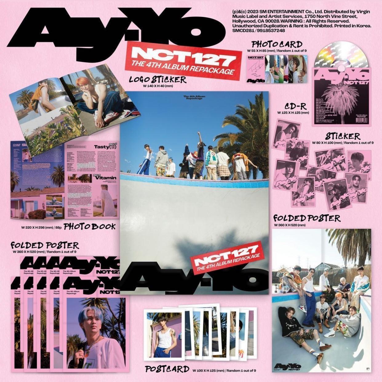 NCT 127 - AY YO 4TH FULL REPACKAGE ALBUM - K-POP WORLD (7358260936839)