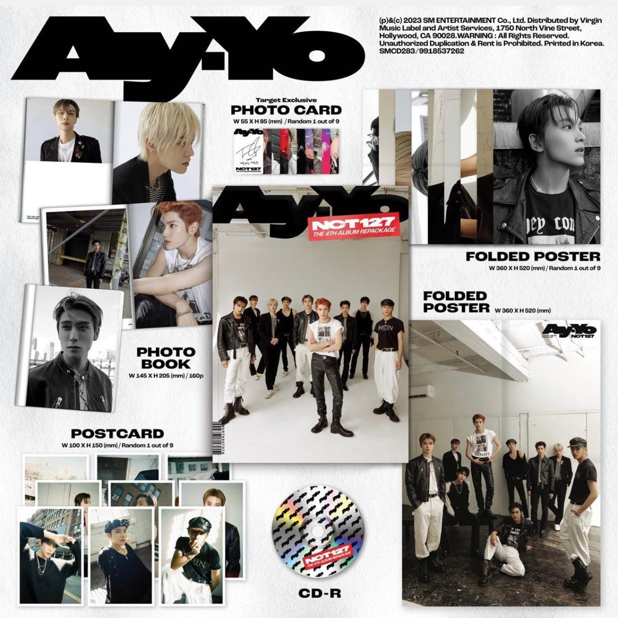 NCT 127 - The 4th Album Repackage 'Ay-Yo' (Photobook) (Target Exclusive, CD) - K-POP WORLD (7358261690503)