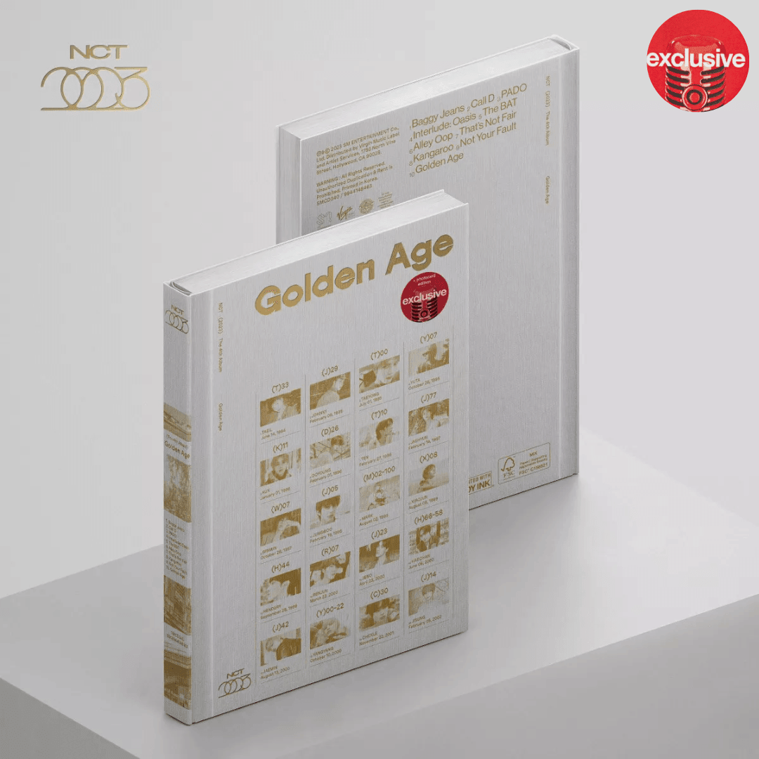 (PREVENTA) NCT 2023 - The 4th Album 'Golden Age' (Target Exclusive, CD) - K-POP WORLD (7422461214855)