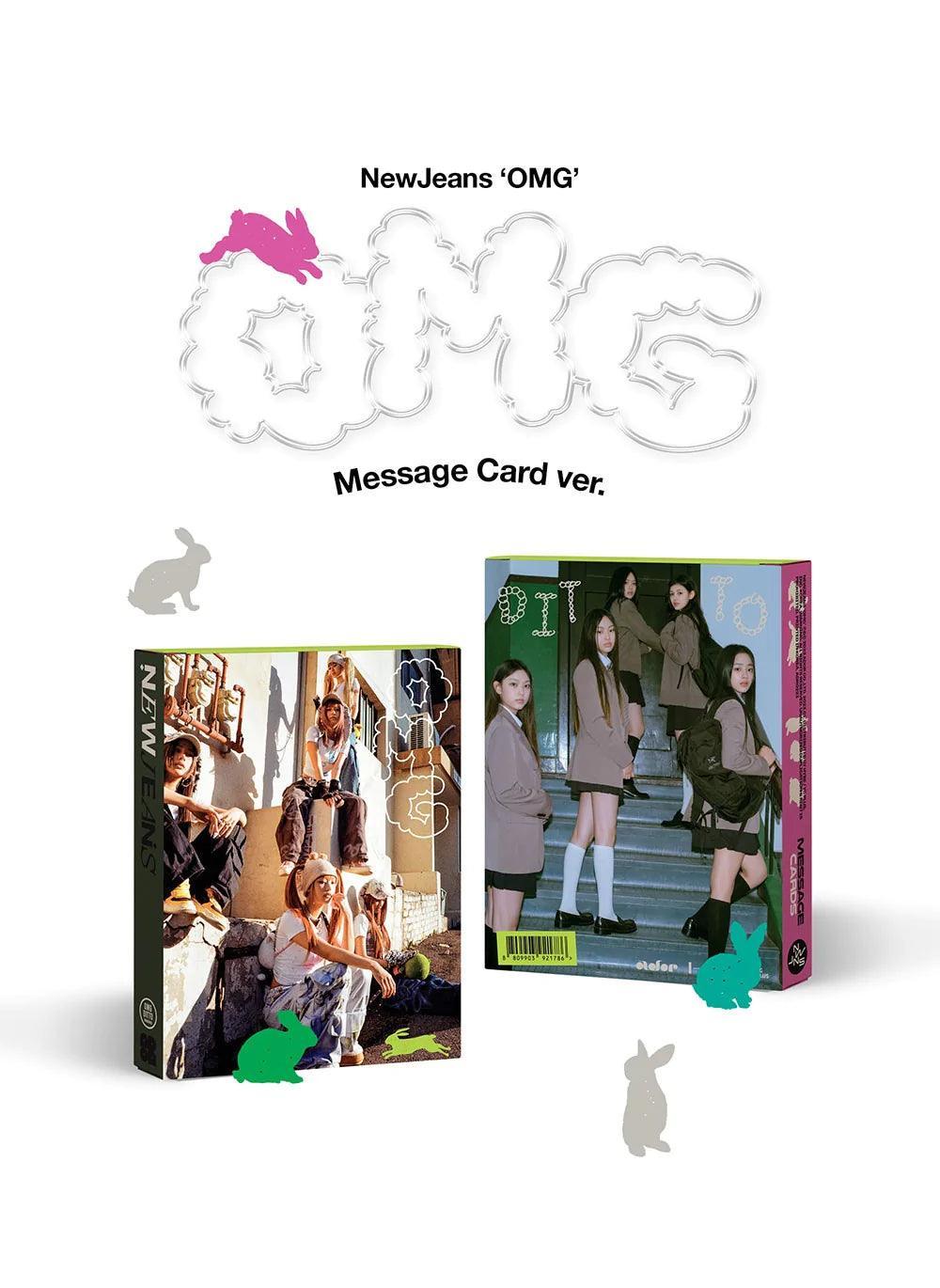 NEWJEANS - OMG ALBUM MESSAGE CARD VER. - K-POP WORLD (6870439362695)