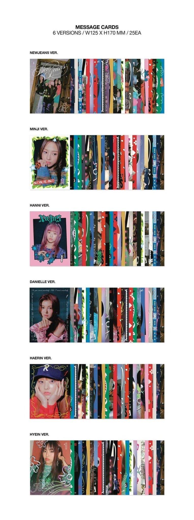 NEWJEANS - OMG ALBUM MESSAGE CARD VER. - K-POP WORLD (6870439362695)