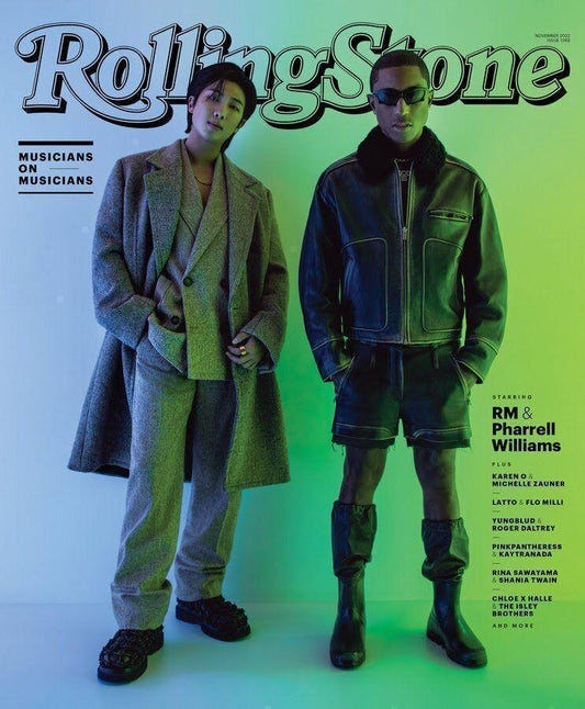 Rolling Stone - November 2022 RM & Pharrell Williams - K-POP WORLD (6845016735879)