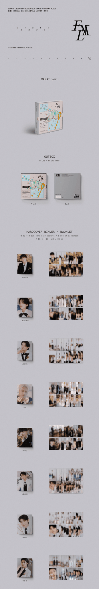 SEVENTEEN - 10th mini album FML (CARAT Ver.) - K-POP WORLD (7388982804615)