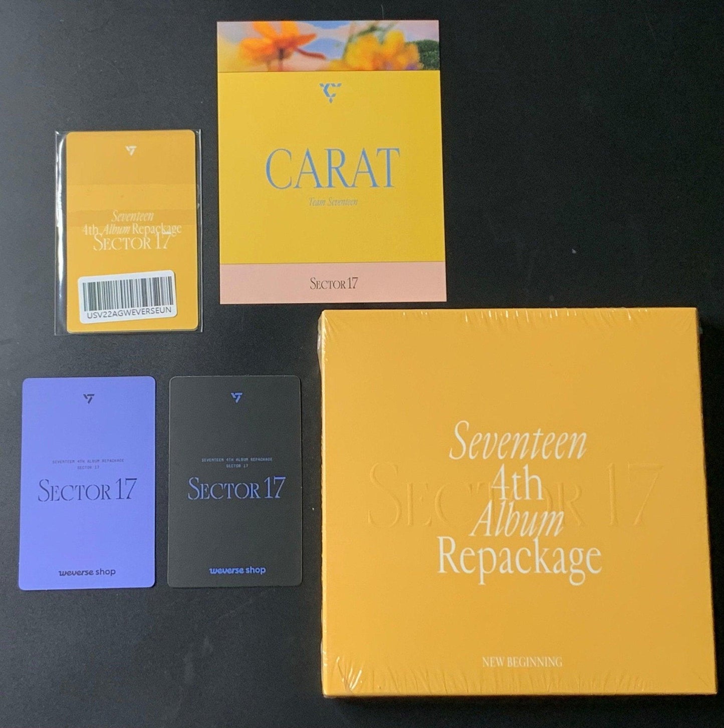 SEVENTEEN - 4TH ALBUM REPACKAGE SECTOR 17 + 3 PHOTOCARDS + POSTER - K-POP WORLD (6766576009351)