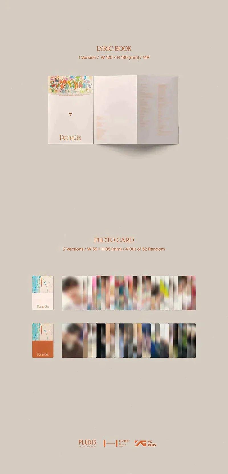 SEVENTEEN - 4TH FULL ALBUM FACE THE SUN (CARAT VER.) - K-POP WORLD (6765849575559)