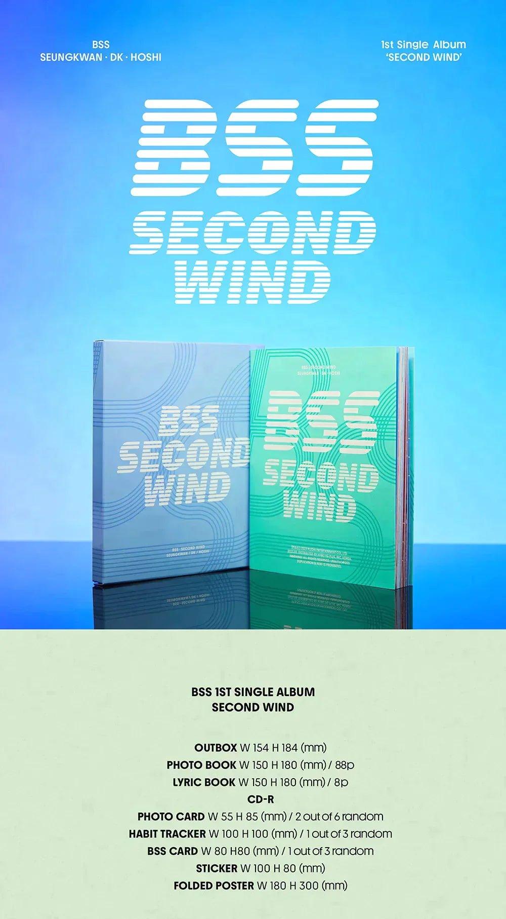 SEVENTEEN BSS - SECOND WIND 1ST SINGLE ALBUM - K-POP WORLD (7367071170695)