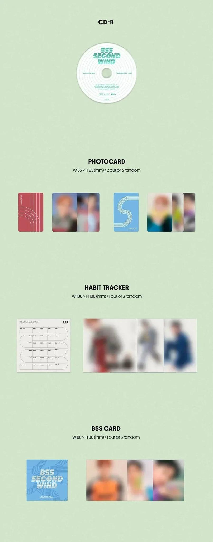 SEVENTEEN BSS - SECOND WIND 1ST SINGLE ALBUM + WEVERSE GIFT - K-POP WORLD (7367071334535)