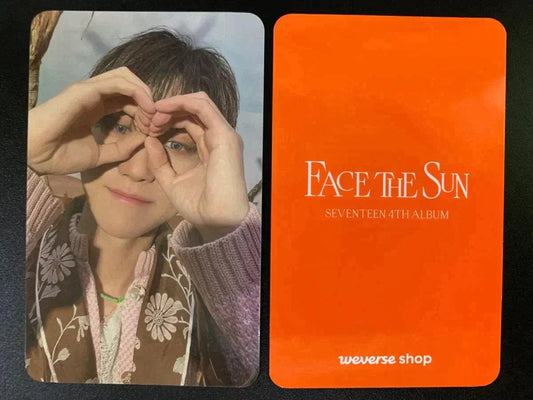 SEVENTEEN FACE THE SUN WEVERSE LUCKY DRAW EVENT PHOTOCARDS - K-POP WORLD (6766559690887)