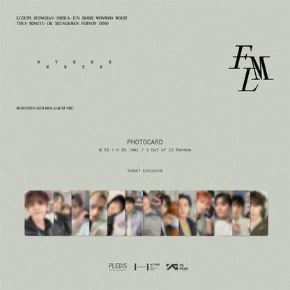 SEVENTEEN - SEVENTEEN 10th Mini Album 'FML’ (Target Exclusive, CD) - K-POP WORLD (7387745124487)