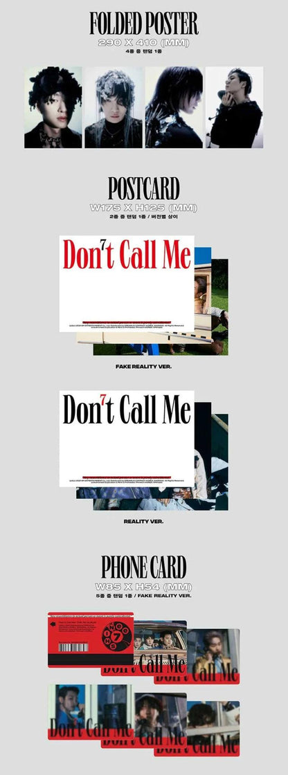 SHINee - 7TH FULL ALBUM [DON'T CALL ME] (PHOTO BOOK VER.) **REALITY VER.** - K-POP WORLD (6790864765063)