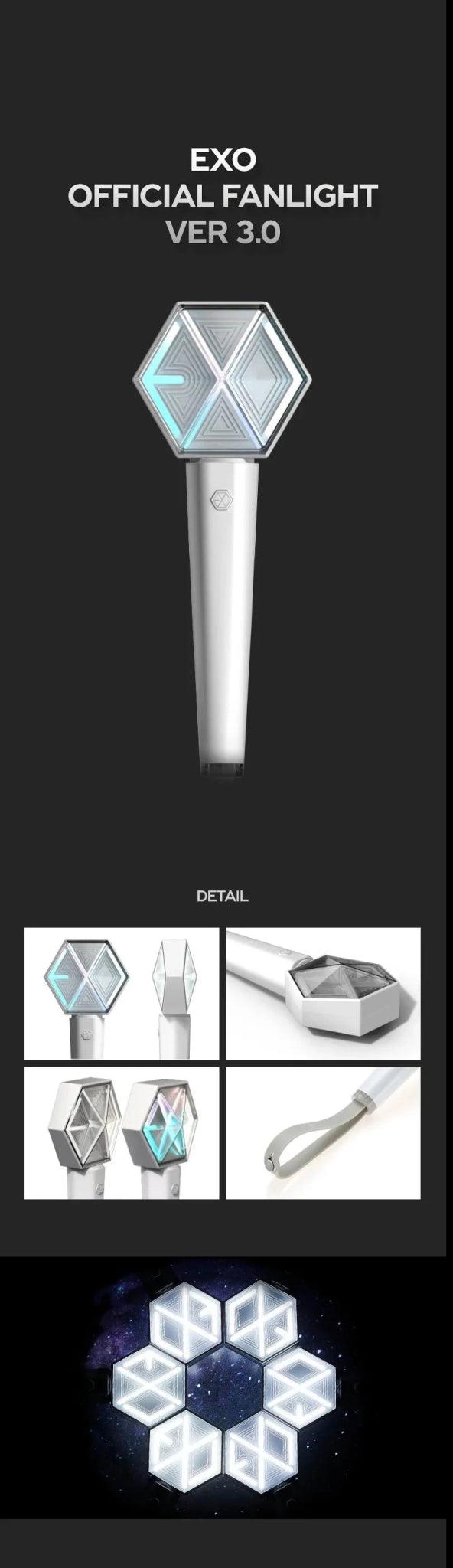 (SOBREPEDIDO) EXO - OFFICIAL LIGHT STICK VER 3.0 - K-POP WORLD (7424957317255)