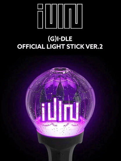 (SOBREPEDIDO) (G)I-DLE - OFFICIAL LIGHT STICK VER.2 - K-POP WORLD (7358281187463)